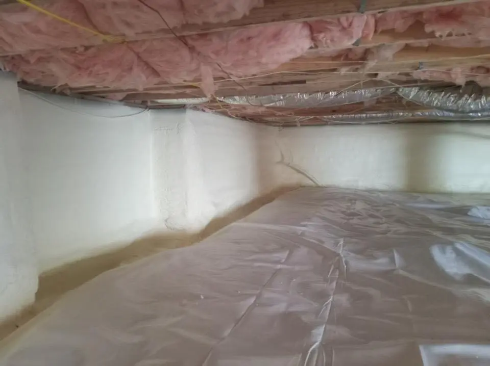 Crawl space encapsulation with closed-cell spray foam for Spray Foam Roofing Repair in Arvin